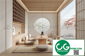 Tea Room 11 3D Model